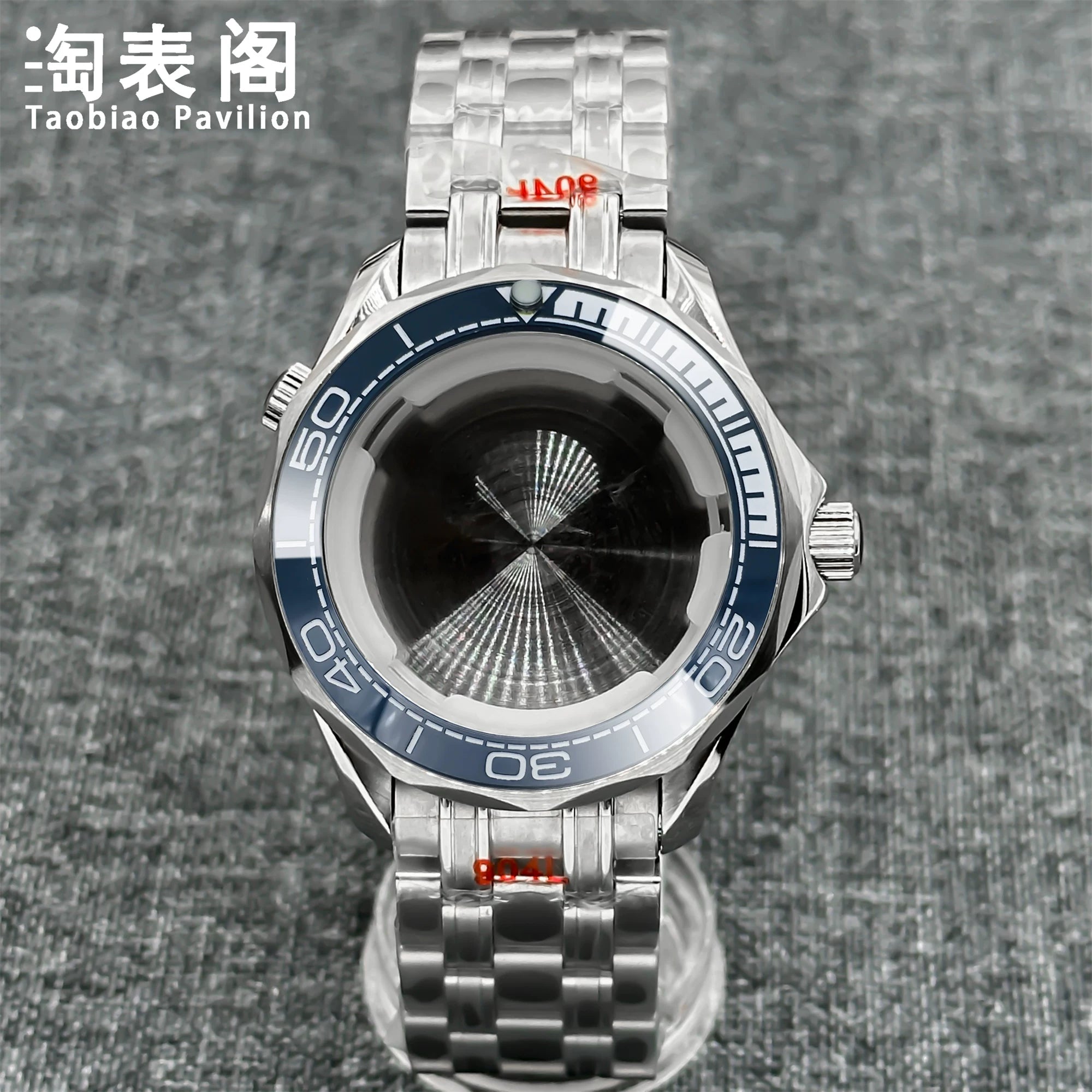 41Mm Seamaster 300 case for NH35/36 ETA2824 PT5000 Miyota 8215 Solid Back 10ATM Sapphire