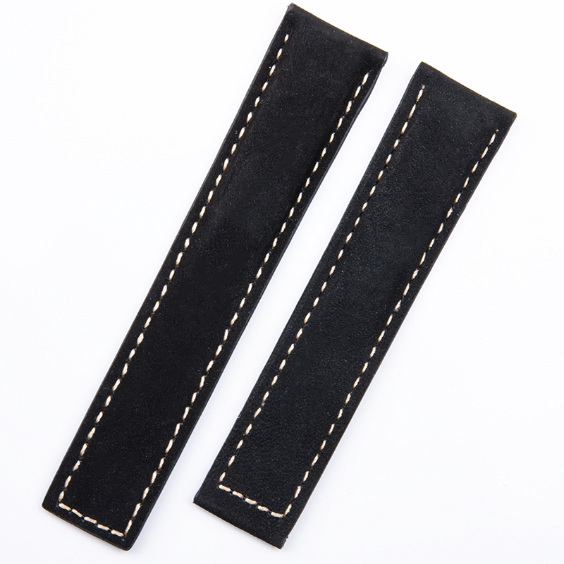 Premium 20mm matte suede leather watch strap For BIG NAMES