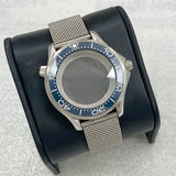 41mm改造シーマスター300ケースメッシュベルトサファイアガラスNH35ムーブメントに適合ステンレススチールケース