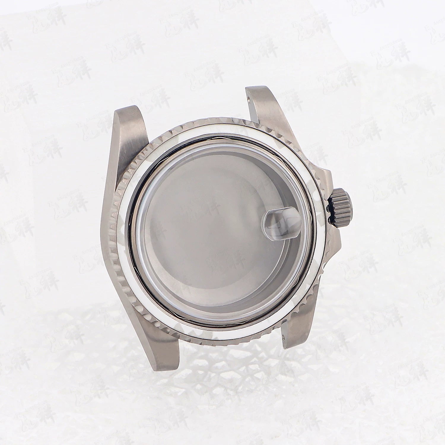 Titanium Watch Case Submariner Yacht master GMT 40mm Titanium Strap Modified Accessories Fit NH34 35 ETA2824 PT5000 Movement