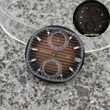 30mm VK61 Dial Chronograph Multifunctional Surface Nautilus Modified Green Luminous Watch Accessories