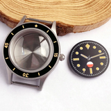 40MM Fifty Fathoms Case For NH35 34 36 etc ETA2824 PT5000 Sterile Ghost Series Sapphire  Accessories Waterproof Accessories