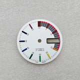 28.5mm NH36 watch Dial SKx Mod watch accessory day date no lume