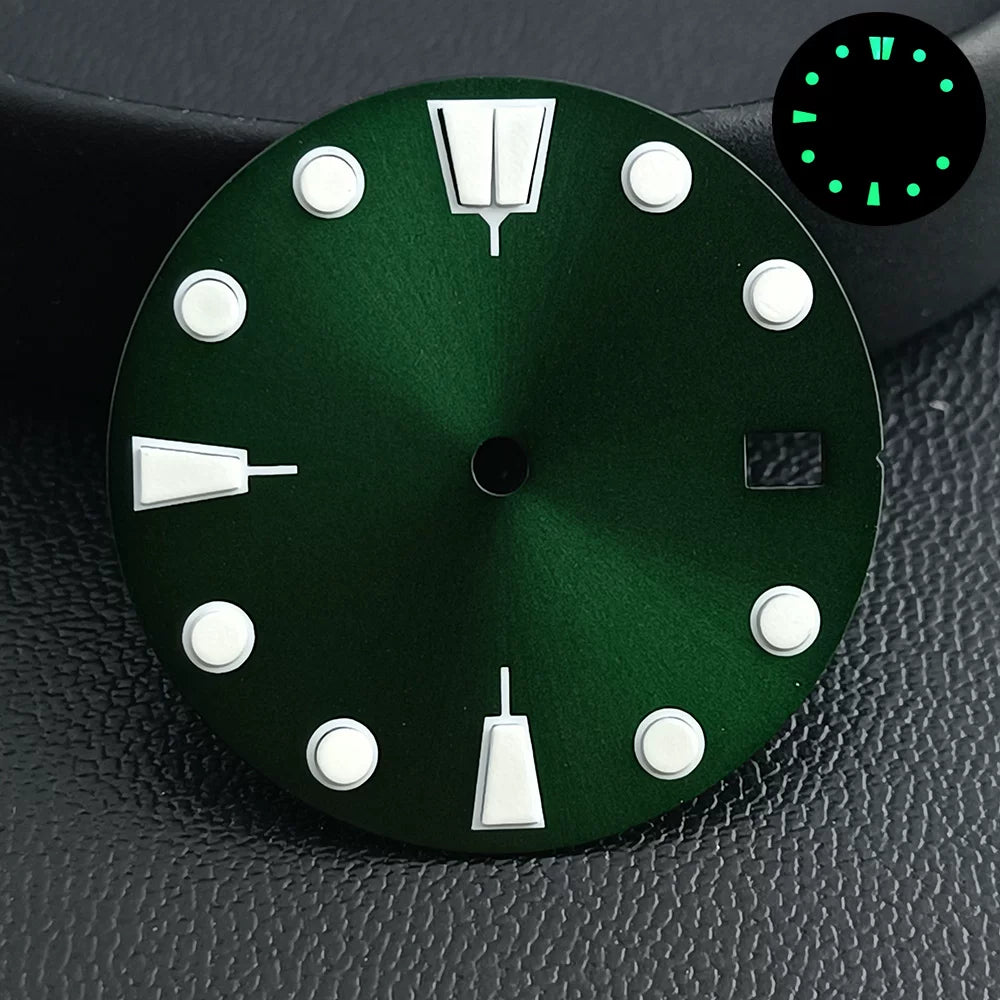 NH35 luminous dial accessories size 28.5mm watch replacement accessories support customized logo