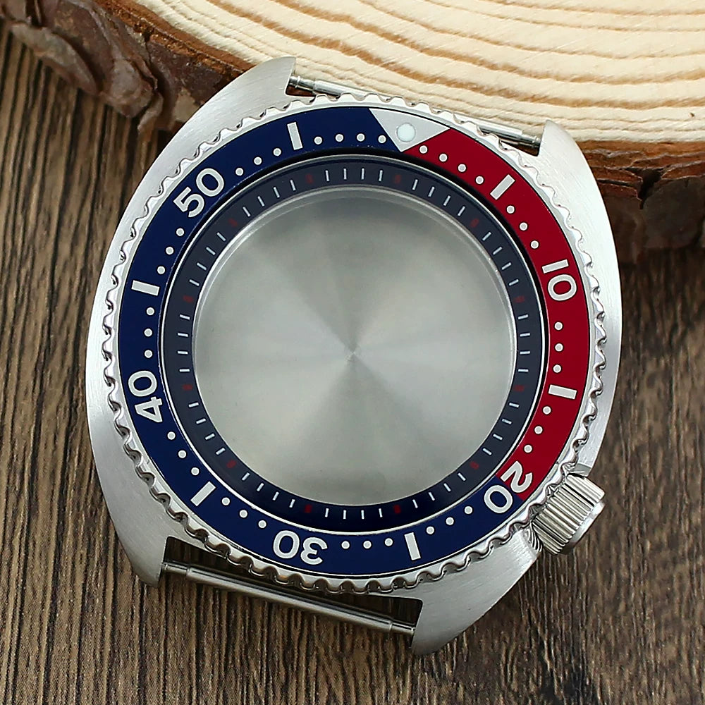 Miyota 9015 watch case 45MM modified turtle watch case Sapphire 20ATM Captain Willard Box