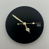 Musou Dial Modified total blank dial black with hand diameter 28.5MM fits NH35 NH36 NH38 mechanical movement no lume dial