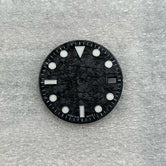 Submariner Dial 28.5mm green luminous dial fit nh35 movement Flashy Colorful