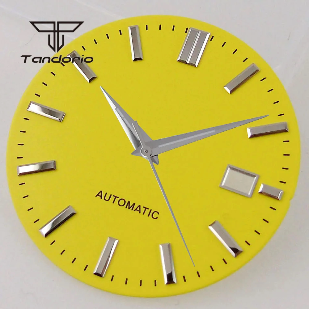 33.5MM gs Cocktail watch dial silver hand set NH35 NH36 nh38 pilot modification accessories