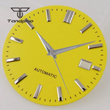 33.5MM gs Cocktail watch dial silver hand set NH35 NH36 nh38 pilot modification accessories