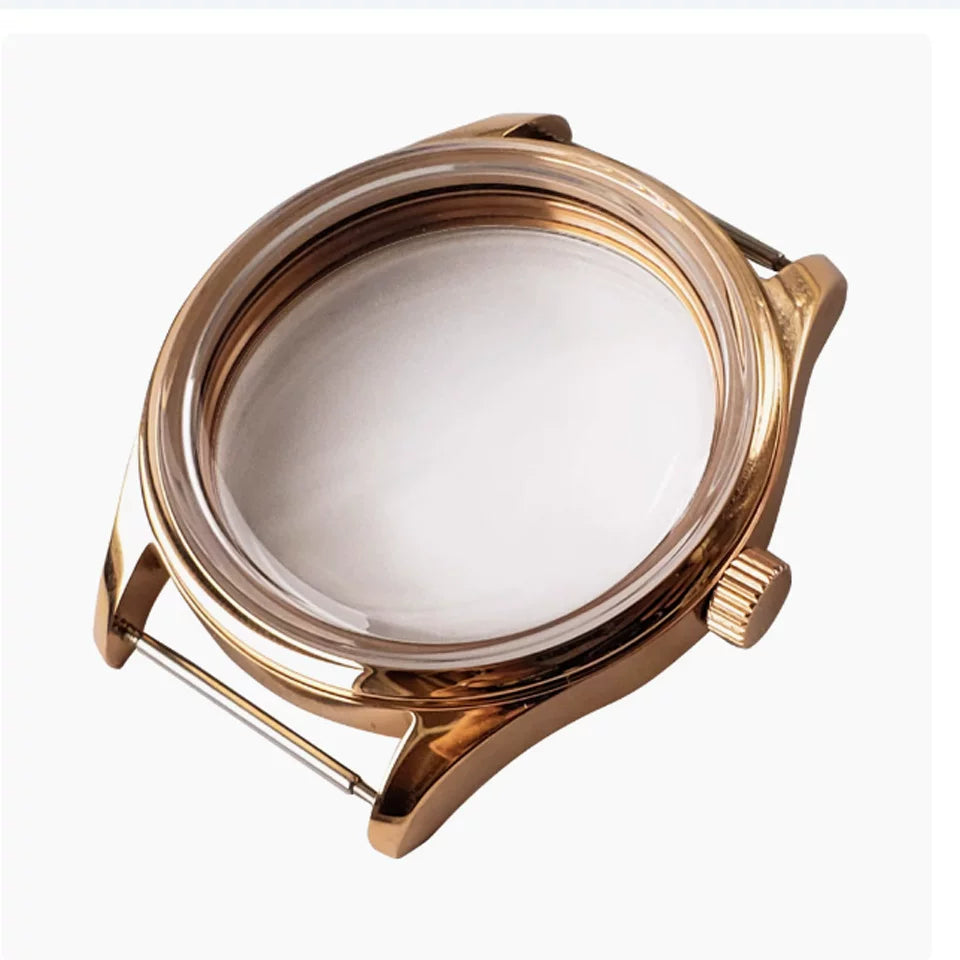 42MM Case Polished 316L Stainless SteelFits Watch Dial 37mm Fits ETA6497/6498, st3600 Movement 3ATM