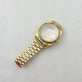 36MM/39MM Datejust Watch Case With Presidential Strap Set Sapphire Glass for NH35/NH36,34 38 etc Movement 10ATM