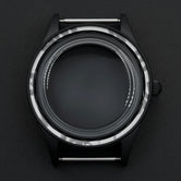 40mm PVD black Fifty Fathom Watch Case matte sandblasted Ceramic Bezel NH35 34 36 38 etc PT5000 ETA 2824 Miyota8215 movement 10Bar Sapphire