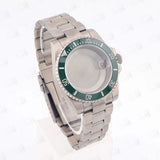 Titanium Watch Case Submariner Yacht master GMT 40mm Titanium Strap Modified Accessories Fit NH34 35 ETA2824 PT5000 Movement