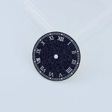 NH35 Dial True Starry Sky Dial  28.5mm Blue Gold Sand Roman Numerical  Dial