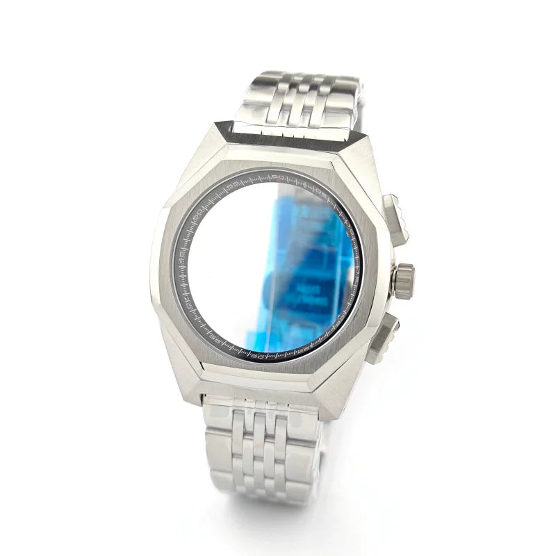 VK64/VK63  watch case GS mod multi-function chronograph quartz watch accessories size 44.5mm