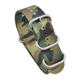 NATO Camouflage Nylon Watch strap Canvas Outdoor Sports Replacement band 20 | 22mm Military