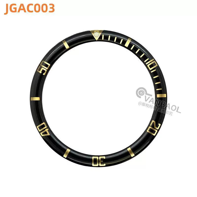 38MM x31.5mm Skx007 Bezel Watch accessories, resin B.C style digital indicator ring, suitable for 007 outer ring baffle