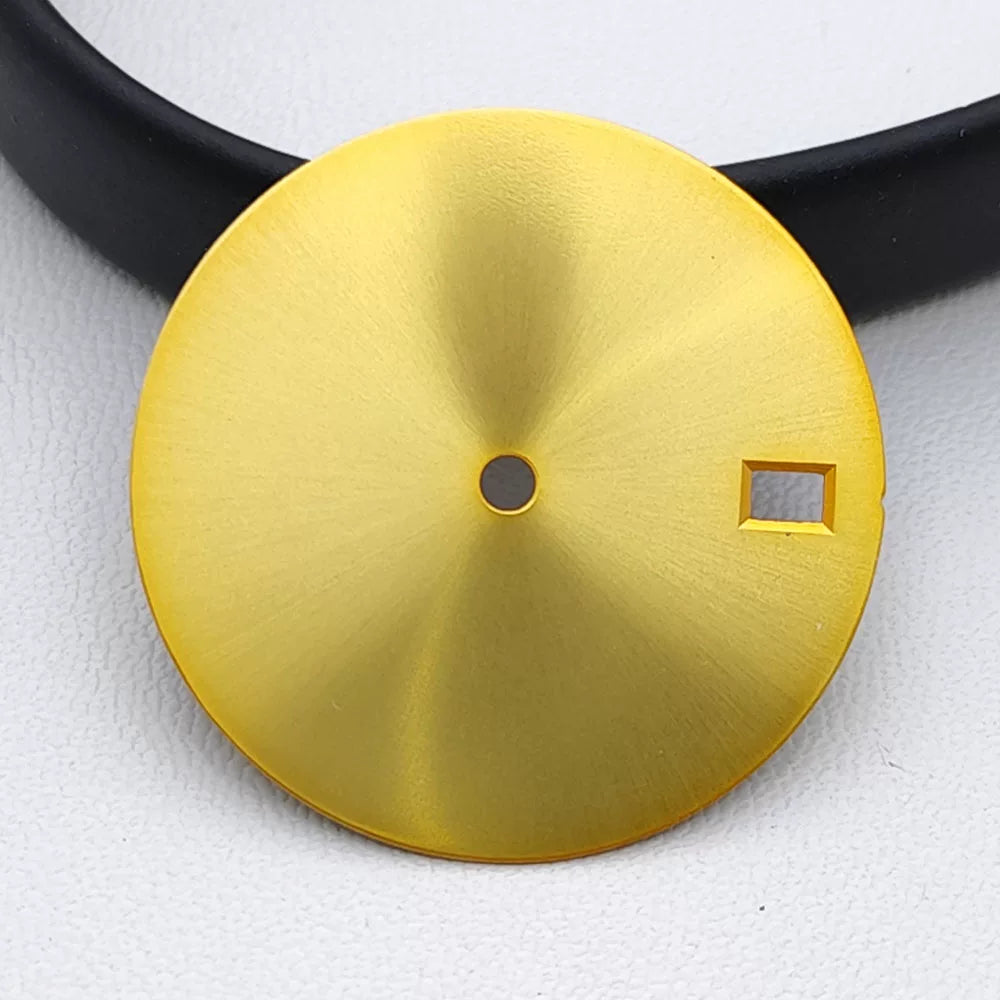 Total Blank Dial Full steril for custom 28.5mm for NH35/NH36 Movement no date window no lume