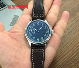44MM pilot Watch ST3600 hand-winding movement Manual sapphire crystal /Mineral luminous ATM