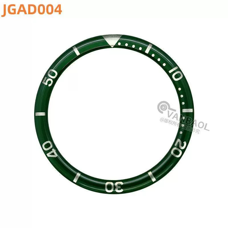 38MM x31.5mm Skx007 Bezel Watch accessories, resin B.C style digital indicator ring, suitable for 007 outer ring baffle