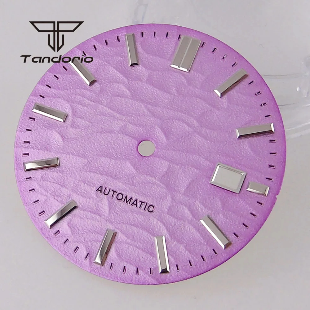 33.5MM gs Cocktail watch dial silver hand set NH35 NH36 nh38 pilot modification accessories