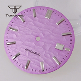 33.5MM gs Cocktail watch dial silver hand set NH35 NH36 nh38 pilot modification accessories