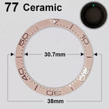 Ceramic Bezel For 42MM Seamaster Case diameter 38mm * 30.7mm