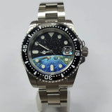 40mm NH35 SUBMARINER  Diver with earth dial 10bar Sapphire Automatic Full Lume
