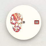 Matte 28.5mm dial No logo skull dial no lume suitable for NH35/36 movement special