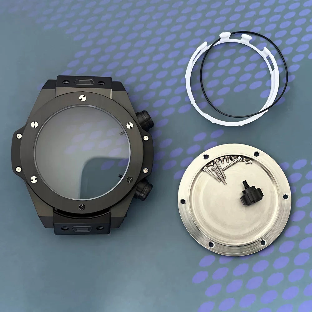 42mm VK64 VK63/VK61 Case chronograph Mineral Glas 3ATM
