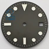 28.5MM Matte Dial dial luminous NH35 NH34 ETA2824 Miyota8215 ST2130 sub style