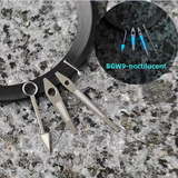 44mm GS Mod Dive Watch Case For NH34 NH35 36 with Tai Chi Bezel BGW9 Lume Sterile Dial Case Hands Ice Blue Luminous Mineral Glass