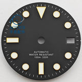 28.5MM Matte Dial dial luminous NH35 NH34 ETA2824 Miyota8215 ST2130 sub style