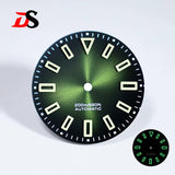 Premium Watch Dial Sunburst No date window 28.5mm hollow marker 60C luminous modification for NH35 / Miyota T9015/ ETA2824 PT5000
