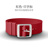 FKM Rubber Nato Strap sand cloth pattern fluororubber band 20/21/22 mm for Sub FXD etc