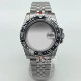 Modified Submariner Case 36mm/38mm GMT Case ceramic bezel sapphire glass for NH35 34 36 38 Etc movement