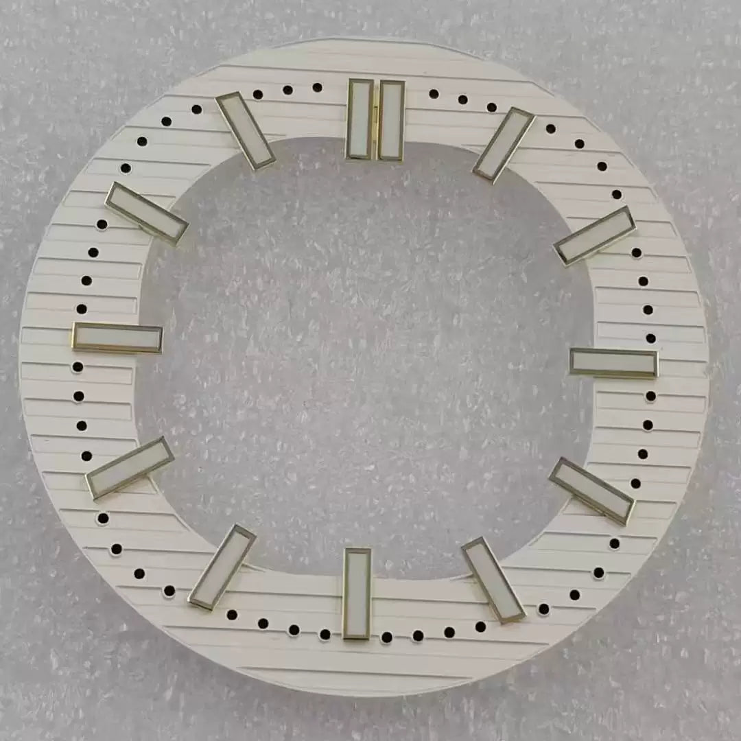 30.5mm Hollow Nautilus Dial green luminous for NH70-NH38 movement