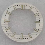 30.5mm Hollow Nautilus Dial green luminous for NH70-NH38 movement