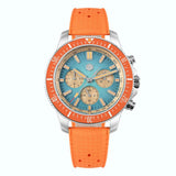 San Martin Watch Automatic Chronograph SN0118JS Sapphire Luminous Men's Watch 20Bar