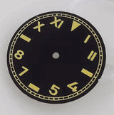 29mm Californian Dial Vintage Roman Number ETA2824 NH35  ST2130 PT MIYOTA Green Lume