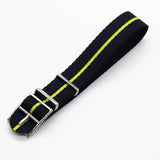NATO Canvas Nylon Strap 20/22mm  PVD Bronze Color Buckle For Pilot Diver
