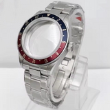 39MM BB58 Watch Case with Oyster Bracelet dome sapphire glass case for NH35NH36ETA2824 movement