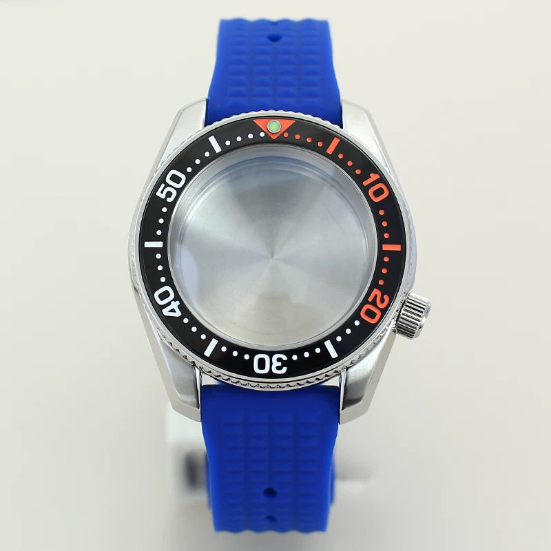 42mm Dive watch Case Modified SPB185/SPB187J1 316L stainless steel for the NH35/36 movement 10bar sapphire