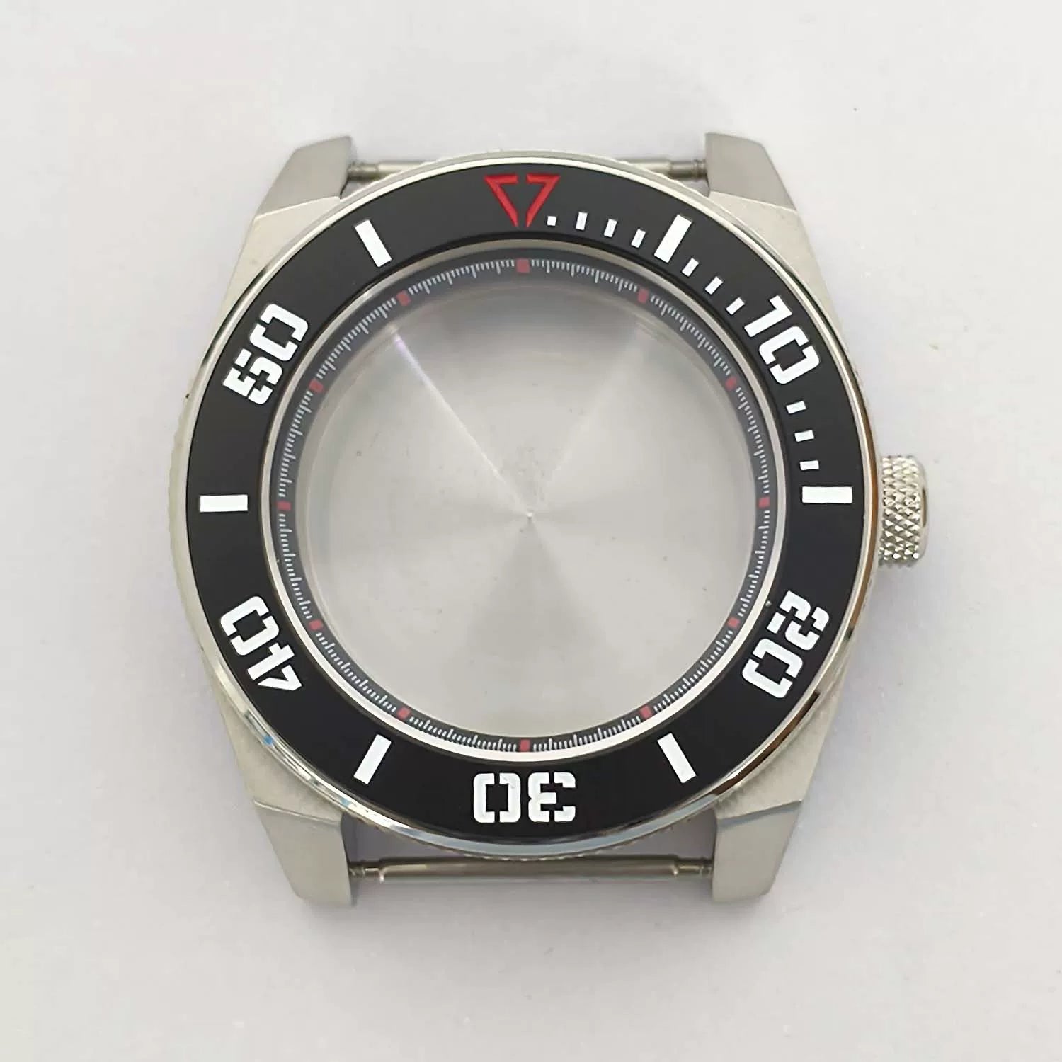 Samurai Watch Case compass bezel Prospex 316L stainless steel 43mm aluminum ring Sapphire glass NH35/NH36 NH38 34 movement