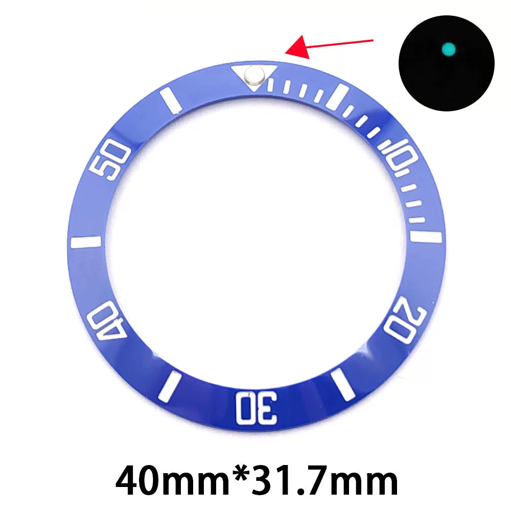 Slope Bezel Insert For 43mm Deep Sea James Cameron Watch Case Ghost King ceramic 40MM * 31.7MM