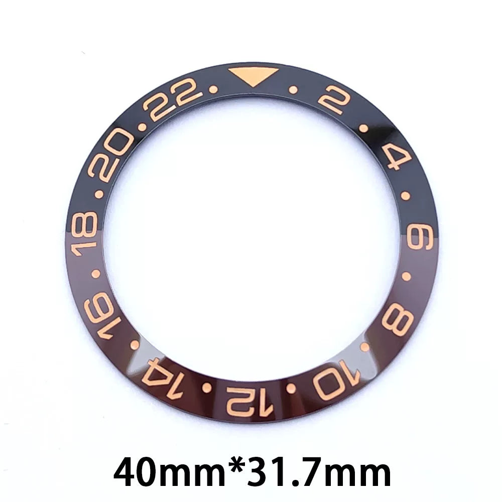 Slope Bezel Insert For 43mm Deep Sea James Cameron Watch Case Ghost King ceramic 40MM * 31.7MM
