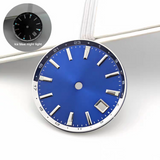 44mm GS Mod Dive Watch Case For NH34 NH35 36 with Tai Chi Bezel BGW9 Lume Sterile Dial Case Hands Ice Blue Luminous Mineral Glass