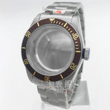 41mm Black Bay Watch case for NH35 36 ETA2824 PT5000 movement,Domed sapphire 10ATM