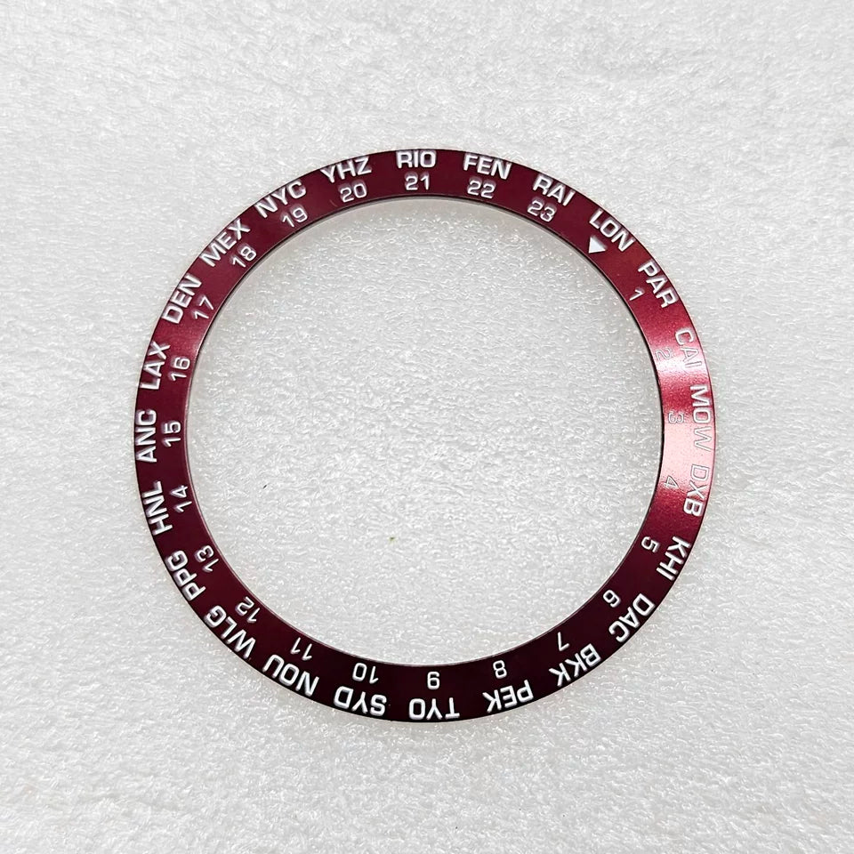 Special Sophisticated ceramic Bezel Insert 38MM x 30.6MM English outer ring