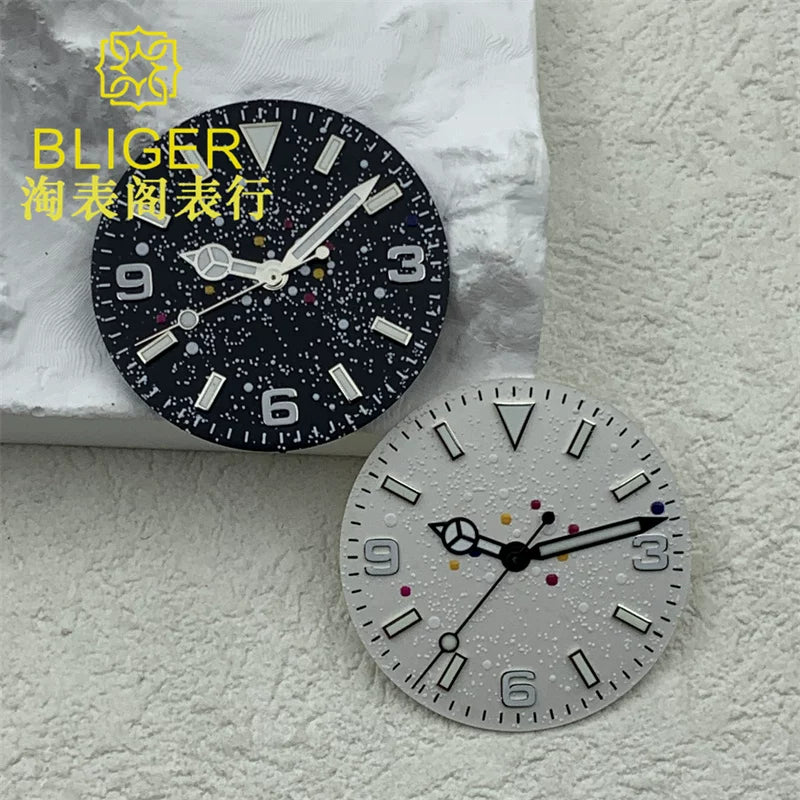 29mm starry sky dial glow-in-the-dark adaptation to NH35/36 PT5000 ETA2824 2836